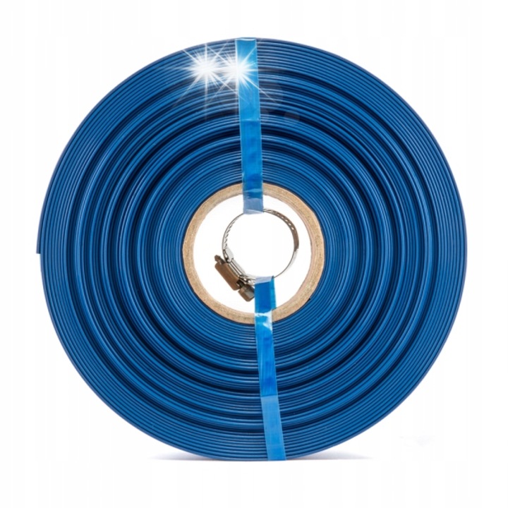 Градински маркуч Bradas, 20 м, 25 мм, устойчив на атмосферни влияния, с щракващо закопчаване, син