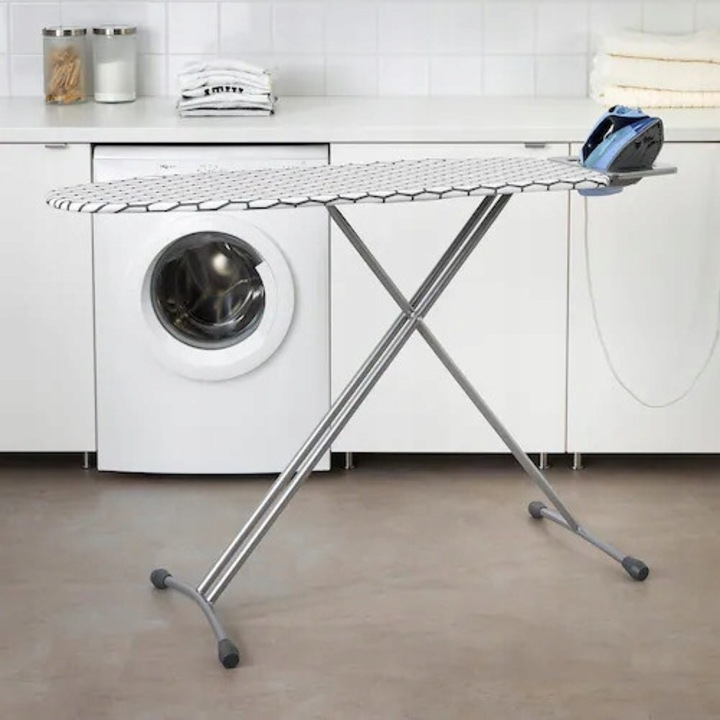 Mese de calcat IKEA, 120x37 cm, Argintiu