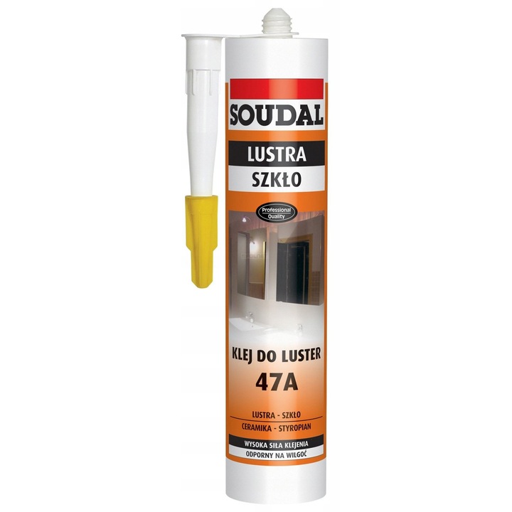 Adeziv 47A Soudal, waterproof, rezistent la temperaturi extreme, 280 ml