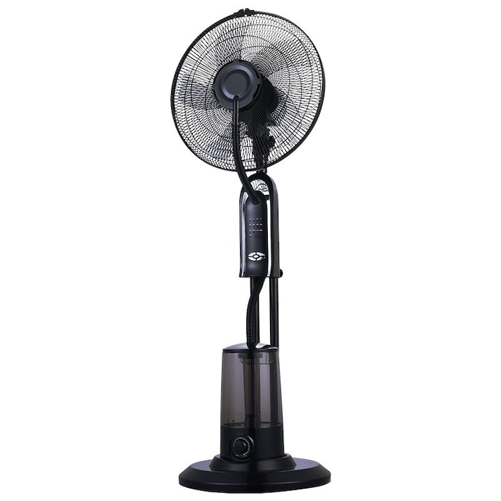 Вентилатор с водна мъгла и дистанционно управление - 75 W с 3 режима на работа