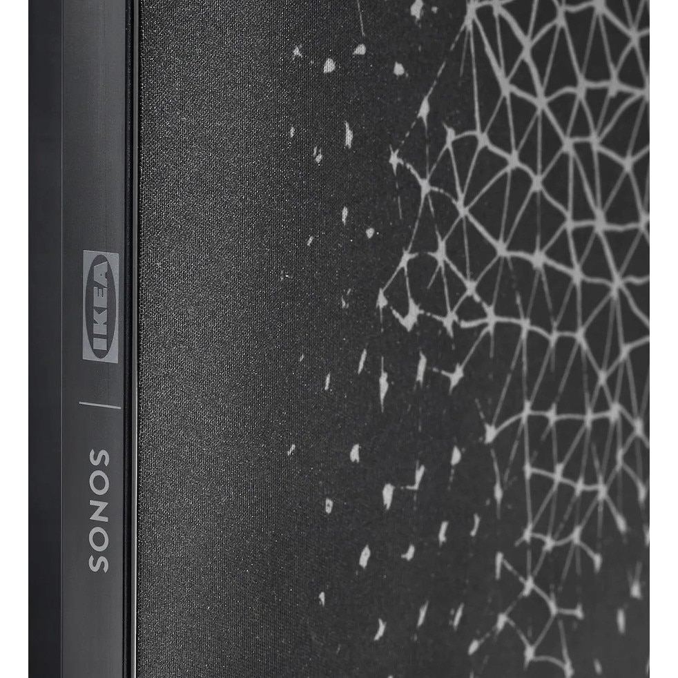 IKEA SYMFONISK Set rama foto cu difuzor WiFi, negru, 41x57x6cm