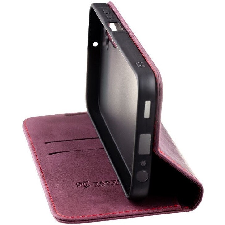 Husa telefon Tactical Xproof pentru Samsung Galaxy A17 5G, rosie, material PU, protectie completa