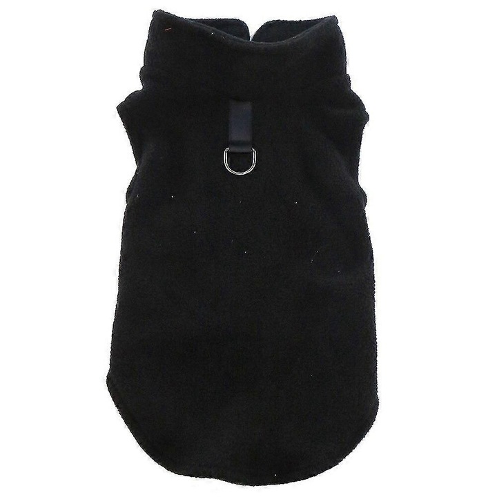 Imbracaminte pentru caini mici, Fleece, negru, XS, set de pulover pentru primavara/toamna