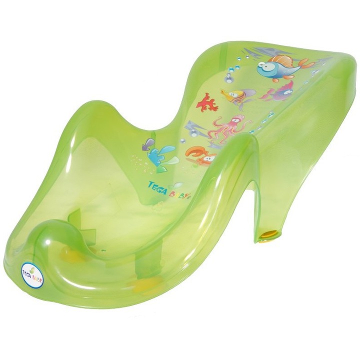 TEGA BABY fürdőkád állvány, anatómiai, Aqua kádhoz, zöld