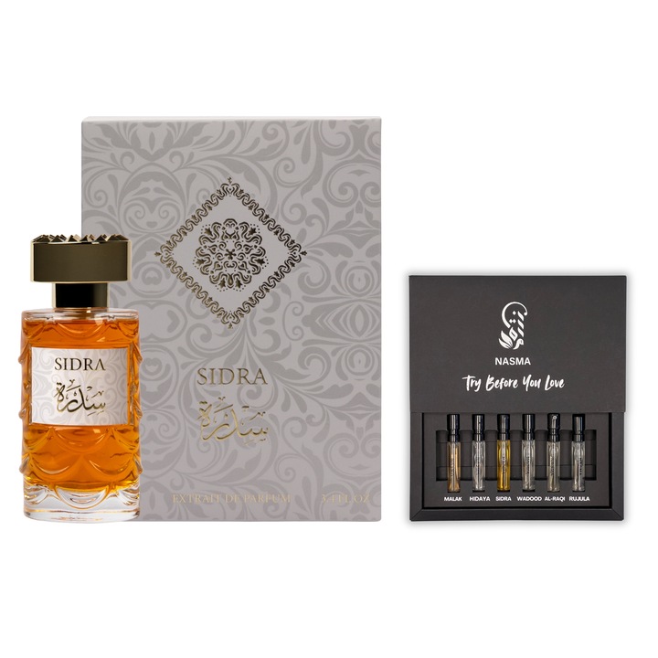 Set de parfumuri pentru femei Sidra de la NASMA, cu 6 testere, 100 ml