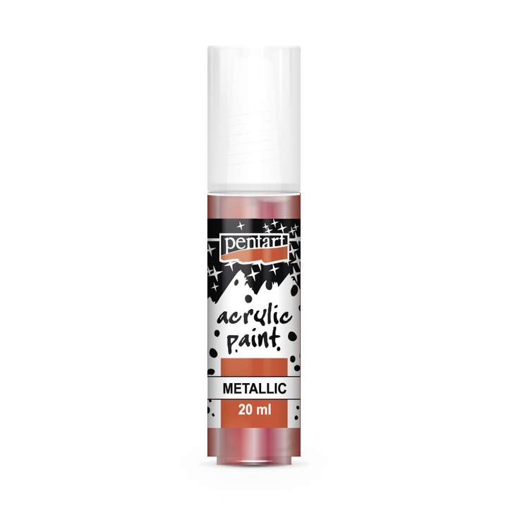 Pentart metál akrilfesték 20 ml vörösréz