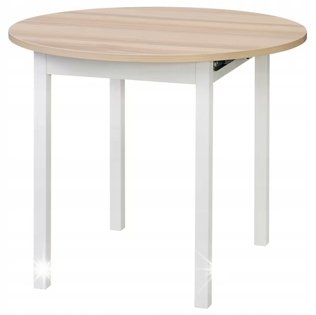 Masa extensibila IKEA GAPERHULT, alb, 90/120x90 cm, pentru 2-4