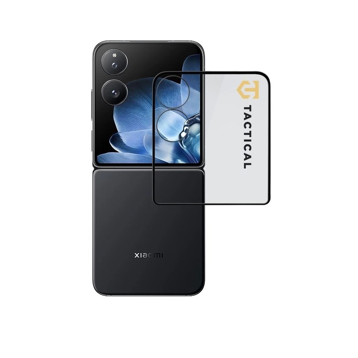 Tactical Glass Shield 5D Xiaomi Mix Flip készülékhez fekete