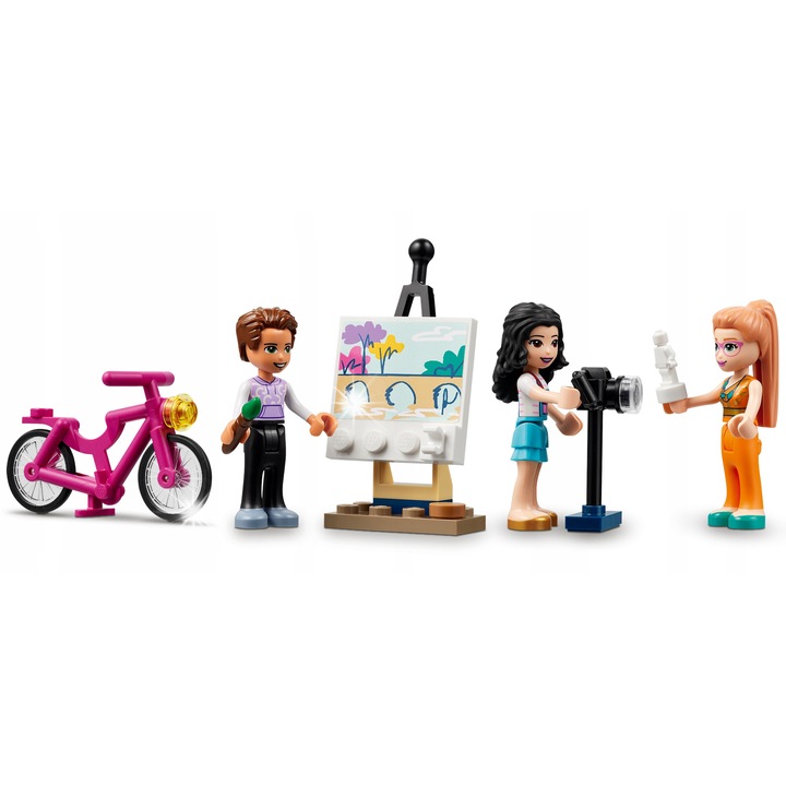 LEGO Friends építőkészlet - Emmy Művészeti Iskola, 844 elem, 25x23x8cm, többszínű