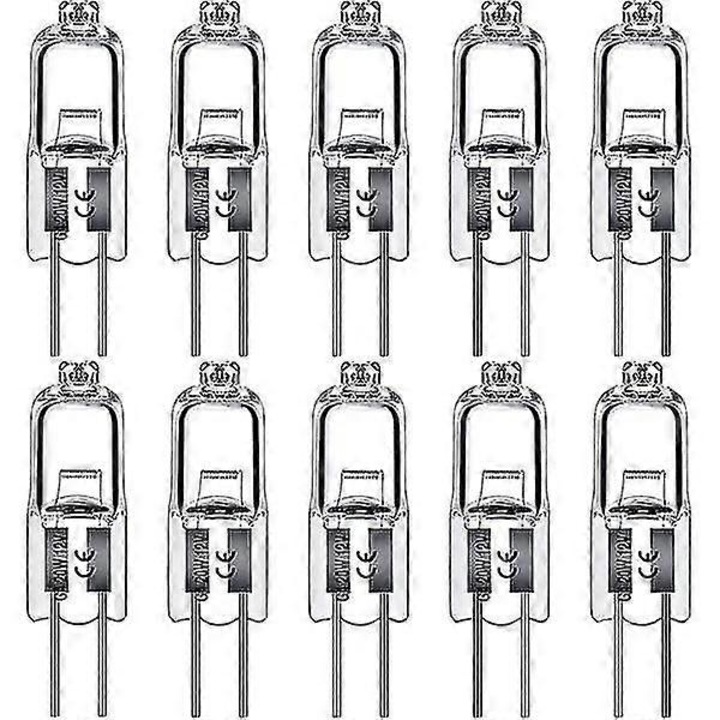 Set 20 becuri halogen G4 10W, alb cald, dimabil, 30x9.2mm