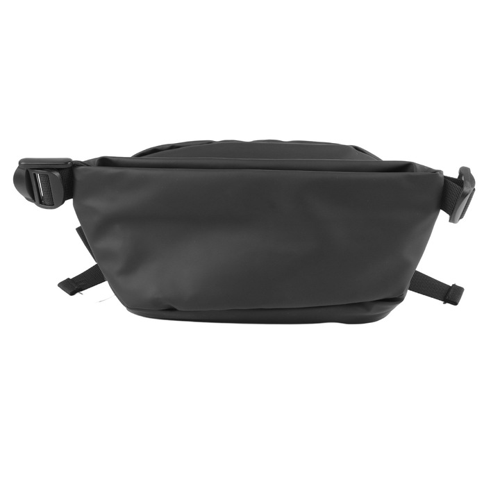 Sporttáska, vízálló, többrétegű kialakítás, fekete