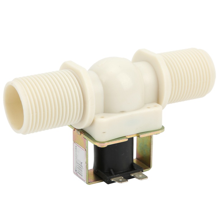 Elektromos mágnesszelep, 220V, nylon, 1 col, 26mm, 33mm, tiszta víz használatához