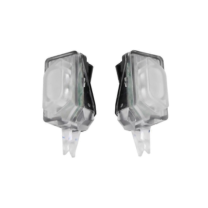 Maner usa exterior auto cu lumina de avertizare, 8W0947133 8W0947134, pentru A4 2016-2023, A5 2017-2022, Q5 2019-2022, set 1 pereche, ABS