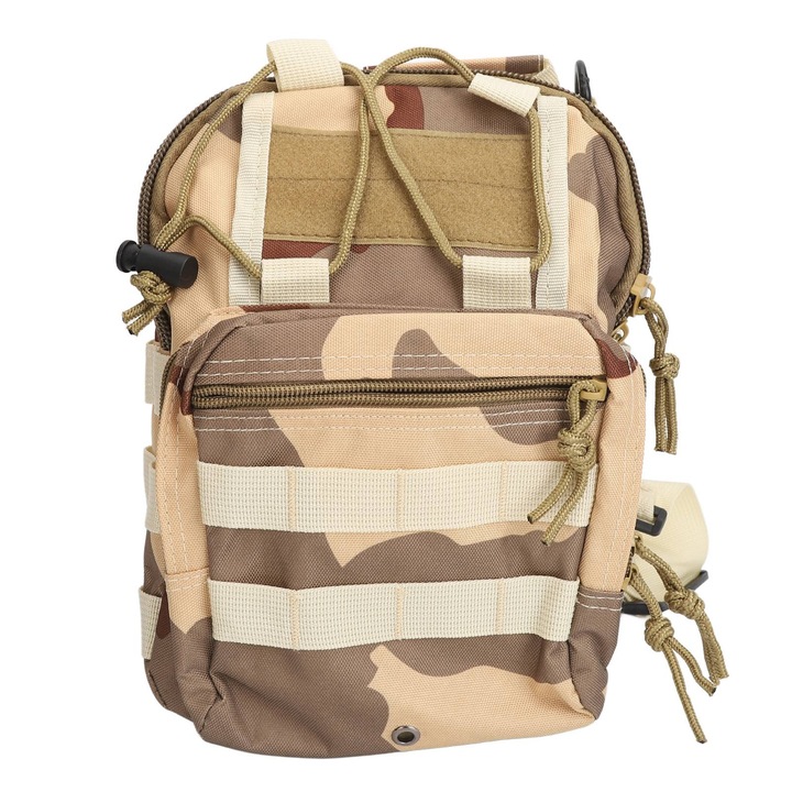 Sling táska, sokoldalú kialakítás, nagy űrtartalom, vászon anyag, sokszínű