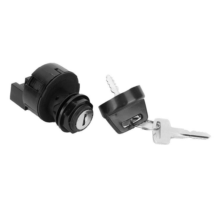 Comutator de aprindere cu 2 chei, pentru ATV Polaris Sportsman 400 500 550 600 700 800, negru, ABS