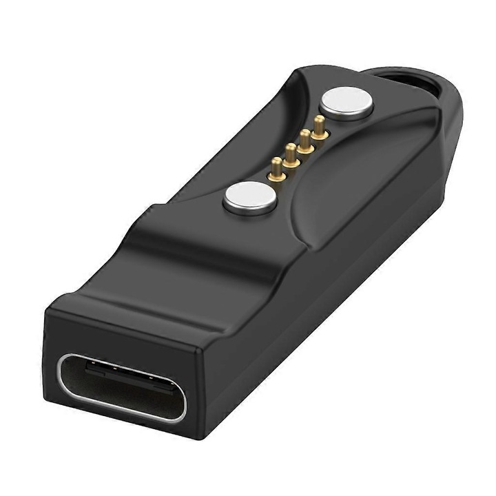 Adaptor de incarcare micro USB, pentru ceasuri Polar Pacer/Pacer Pro, negru, 4.1x1.1x0.7cm