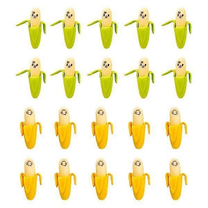 Set 40 Radiere, Forma de Banane, Multicolor, 4.50x1.00x1.00cm