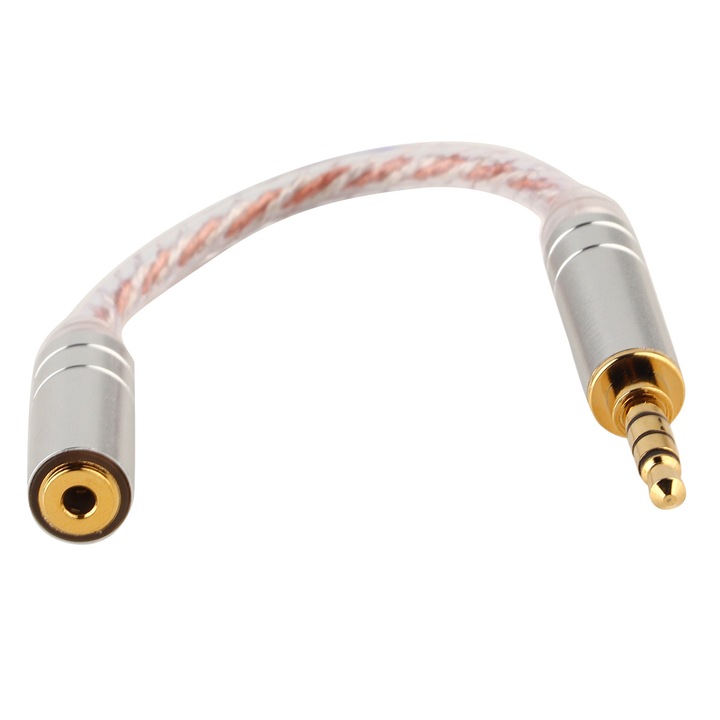 3.5mm-es audio adapter kábel, Hi-Fi, 14cm, HiFiman ZX300A-hoz