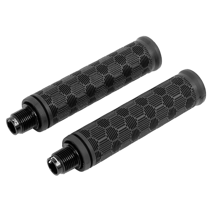 Set 2 manere de protectie pentru trotinete electrice, negru, din cauciuc
