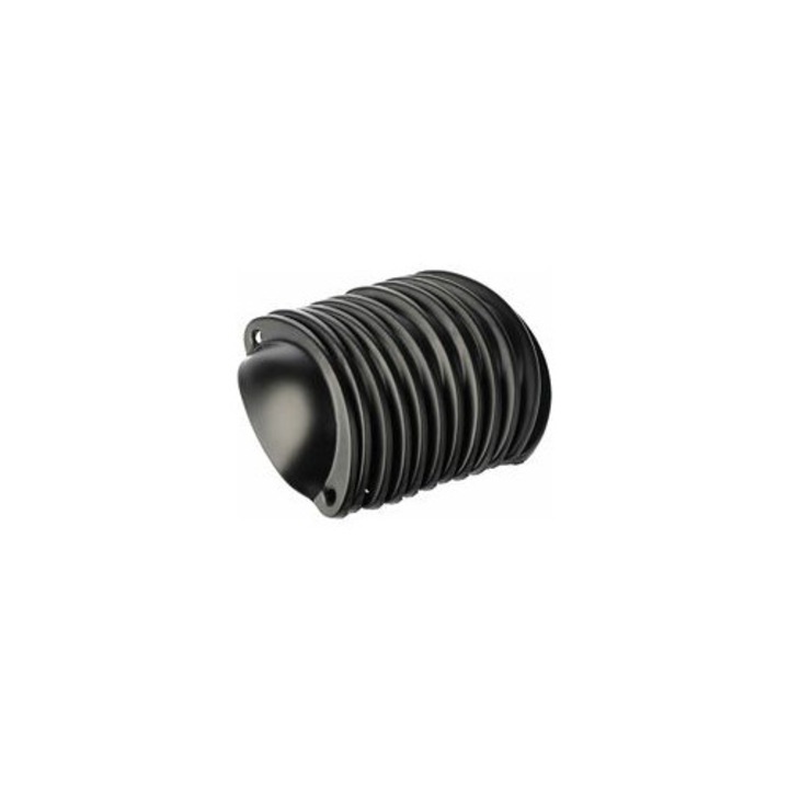 Set 12 manere vintage pentru dulapuri, 82x35mm, negru, metal