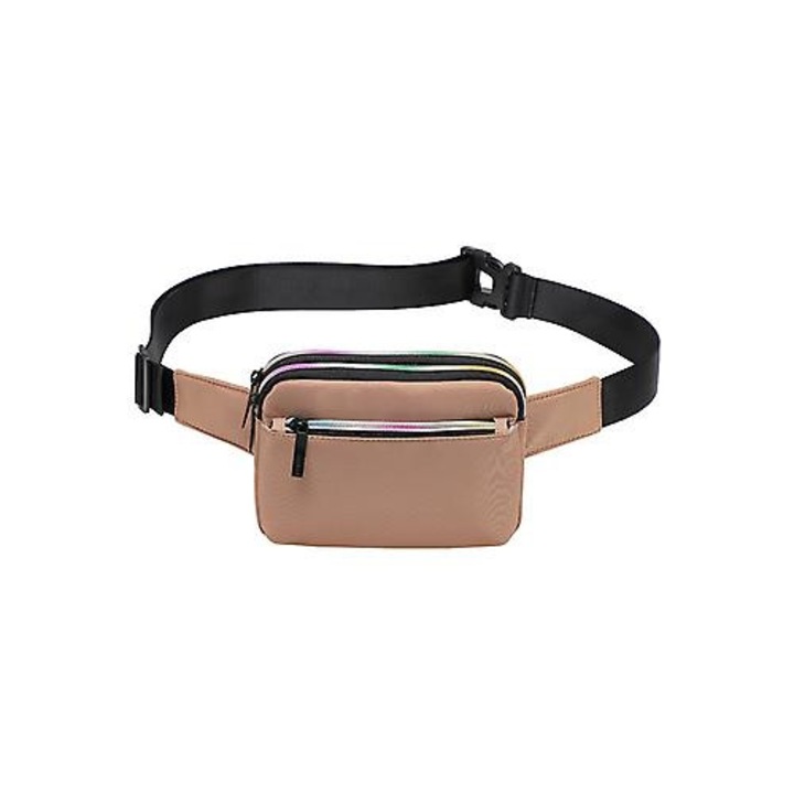 Női övtáska, barna, 20x5x14cm