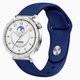 Szíj Samsung Galaxy Watch 4 / 5 / 6 / 7 / FE, Huawei Watch GT2 / GT3 42mm, Polar Ignite / 2 / 3 / Unite, Amazfit Bip GTR 42mm, GTS 2 / 2e / 3 / 4 / Mini, Garmin Forerunner 165 / 245 / 55 / 645, Venu / SQ, Vivoactive 3 / 5 / Music készülékekhez, 20 mm, kék