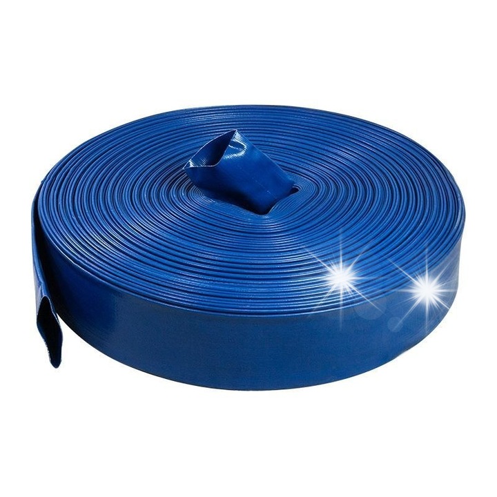 Маркуч, 75 мм, 50 м, макс. 6 бара, син