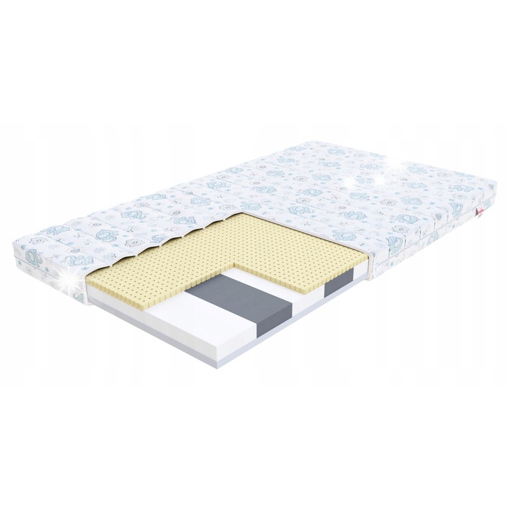 Gyerek matrac FDM SMILE DUMBO 80x160cm, fehér