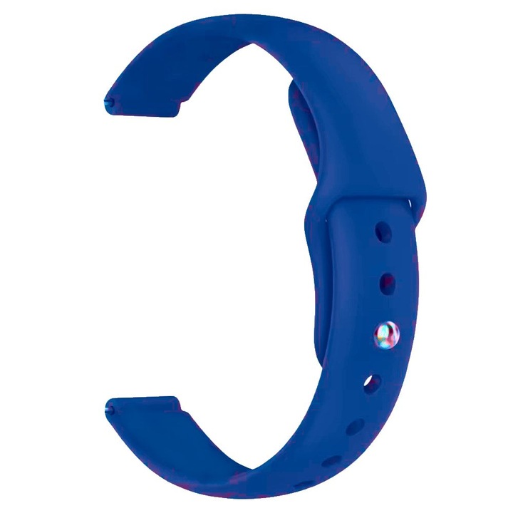 Каишка за Samsung Galaxy Watch 4 / 5 / 6 / 7 / FE, Huawei Watch GT2 / GT3 42mm, Polar Ignite / 2 / 3 / Unite, Amazfit Bip GTR 42mm, GTS 2 / 2e / 3 / 4 / Mini, Garmin Forerunner 165 / 245 / 55 / 645, Venu / SQ, Vivoactive 3 / 5 / Music, 20mm, син