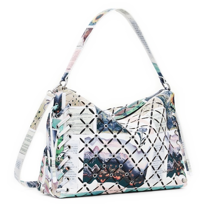 Női kézitáska és válltáska, Desigual, Juliett Leiria sorozat, Többszínű