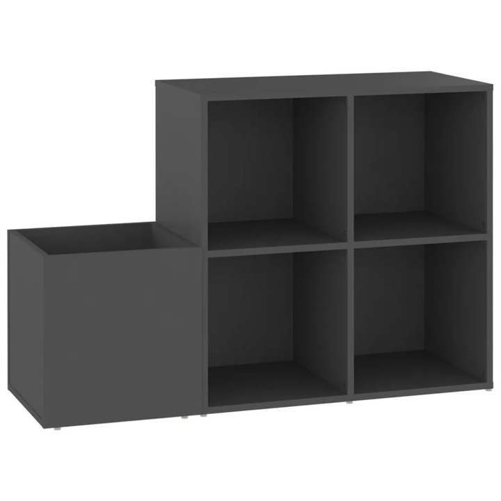 Pantofar Alta Marca, gri, 105x35,5x70 cm, din PAL, asamblare necesară