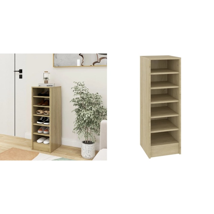 Pantofar, stejar sonoma, 31, 5x35x90 cm, PAL