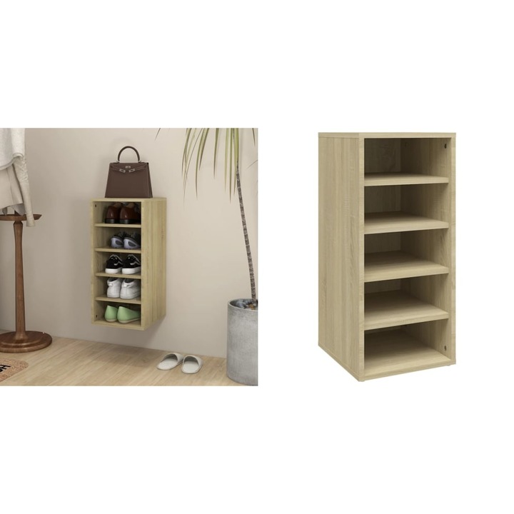 Pantofar, stejar sonoma, 31, 5x35x90 cm, PAL