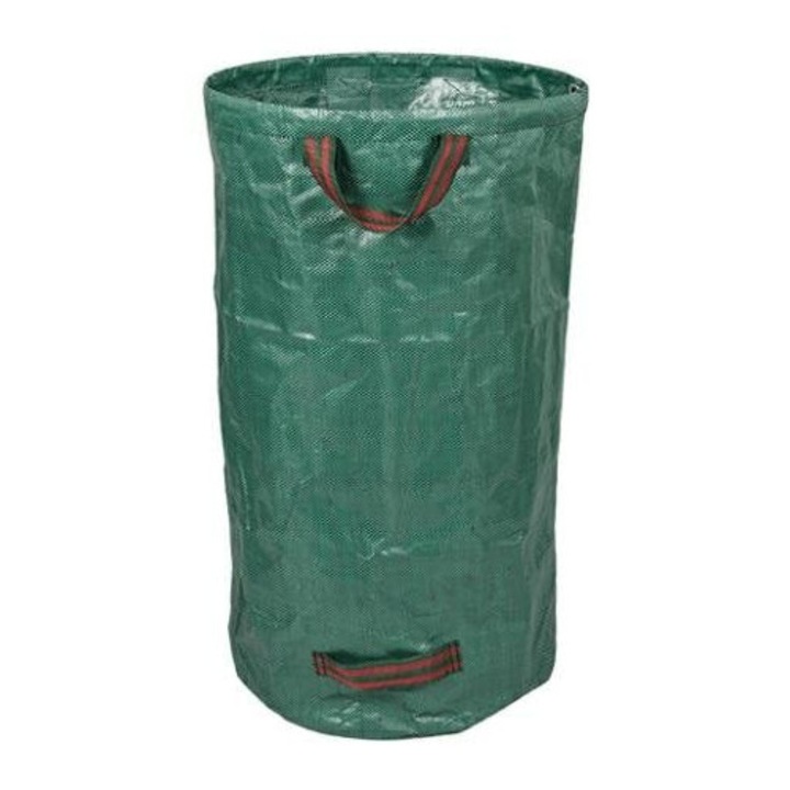 Összecsukható kerti kosár 120L Bradas, 46cm átmérőjű, 75cm magas, fogantyúkkal