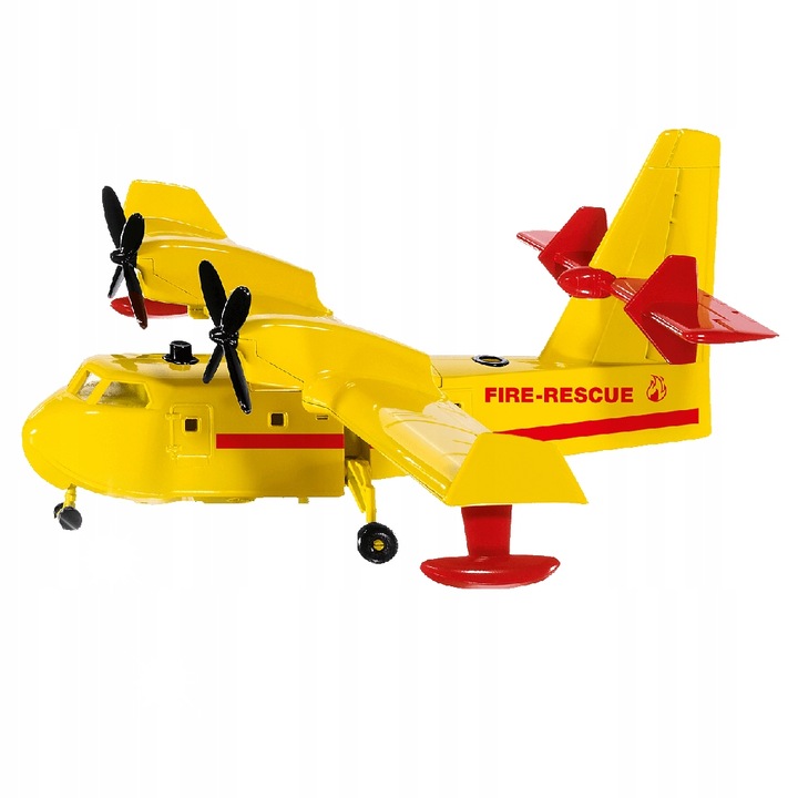 Модел на самолет за сглобяване, Siku, пожарен самолет, 1:87, жълт