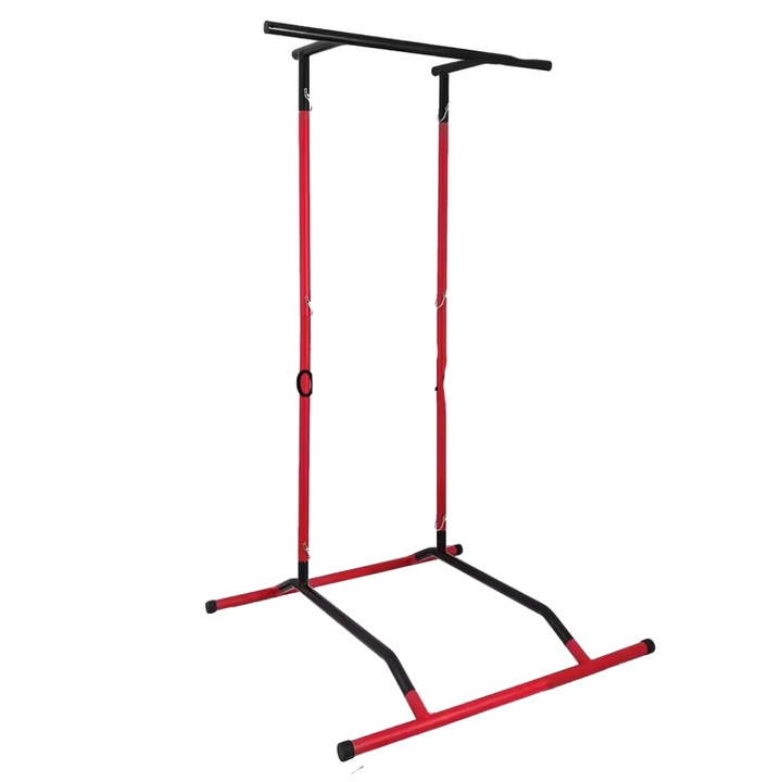 Statie Power Tower, Echipament de fitness multi-statie, Inaltime reglabila, 113x117cm