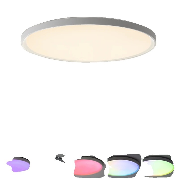 LED fali lámpa, testreszabható világítás, intelligens vezérlés, 47W, fehér