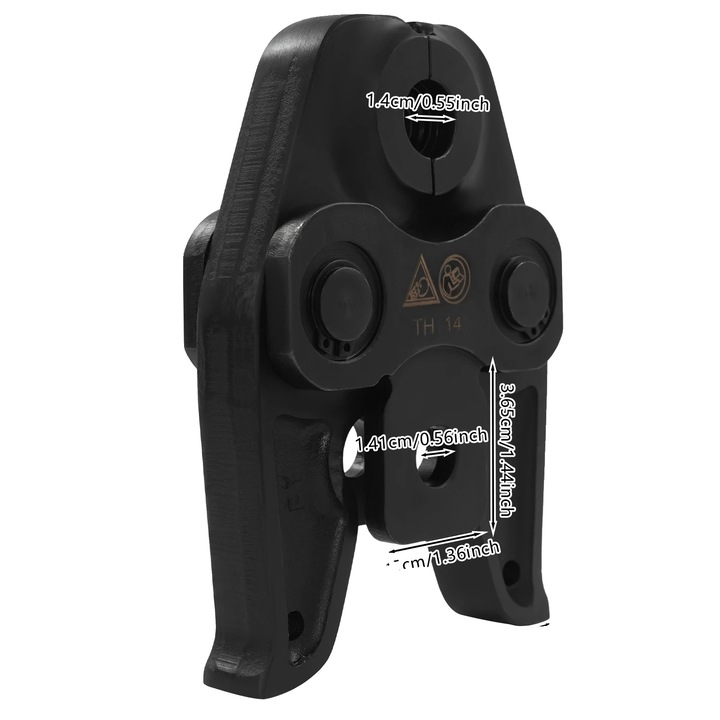 Cleste de prindere tevi, constructie durabila, design prietenos, dimensiuni compacte, 4.81 lbs