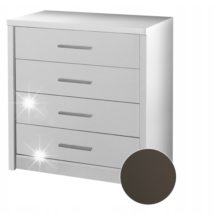 GENEWA 1 komód, 4 fiókkal, 80x45x83cm, lávakék