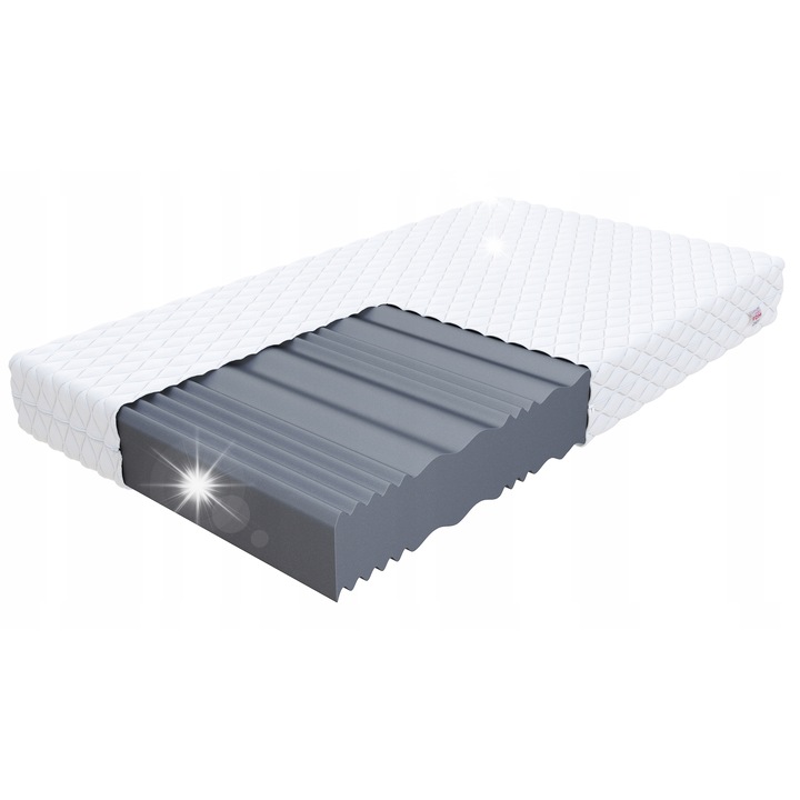 FDM LIVIA MAX matrac 180x200 cm, H4, antiallergén, PREMIUM JERSEY huzattal