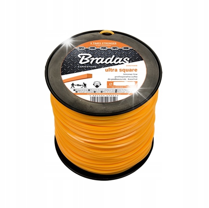 Vágódamil, Bradas 2,7x363m, 2,5kg, kopásálló, professzionális készlet