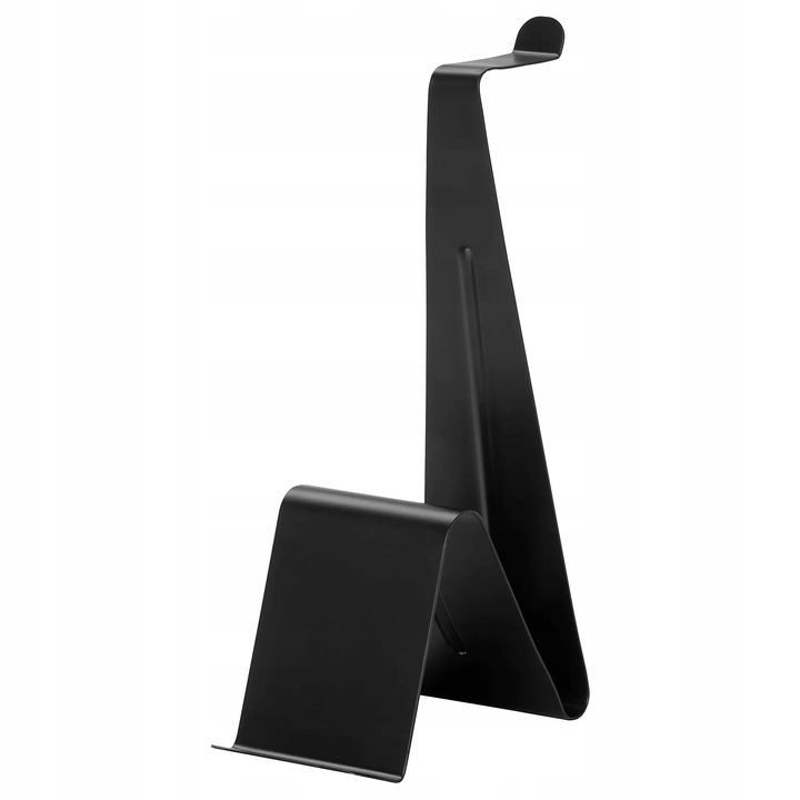 Fejhallgató- és tablettatartó, Ikea, MOJLIGHET, fém, fekete, 28x15x8cm