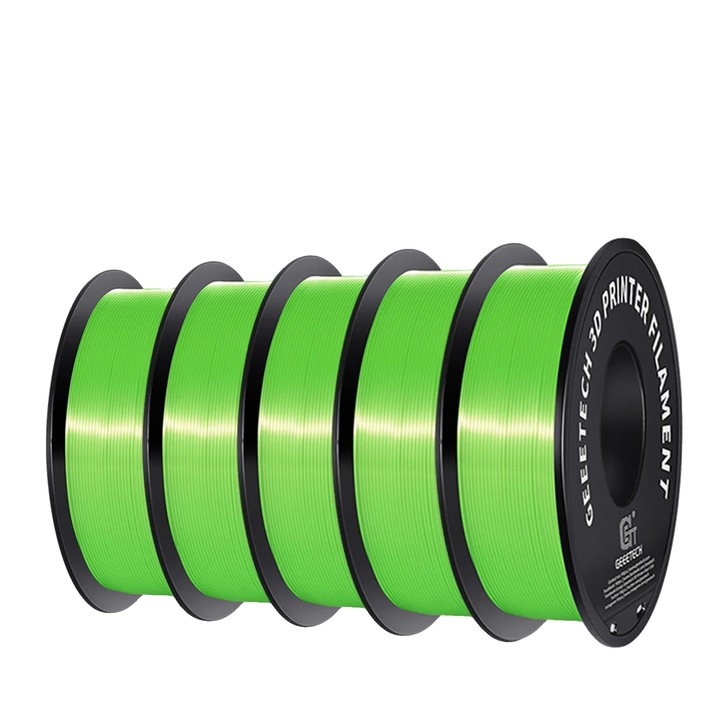 Filament 3D, Silk PLA, verde, 1.75mm, 1kg
