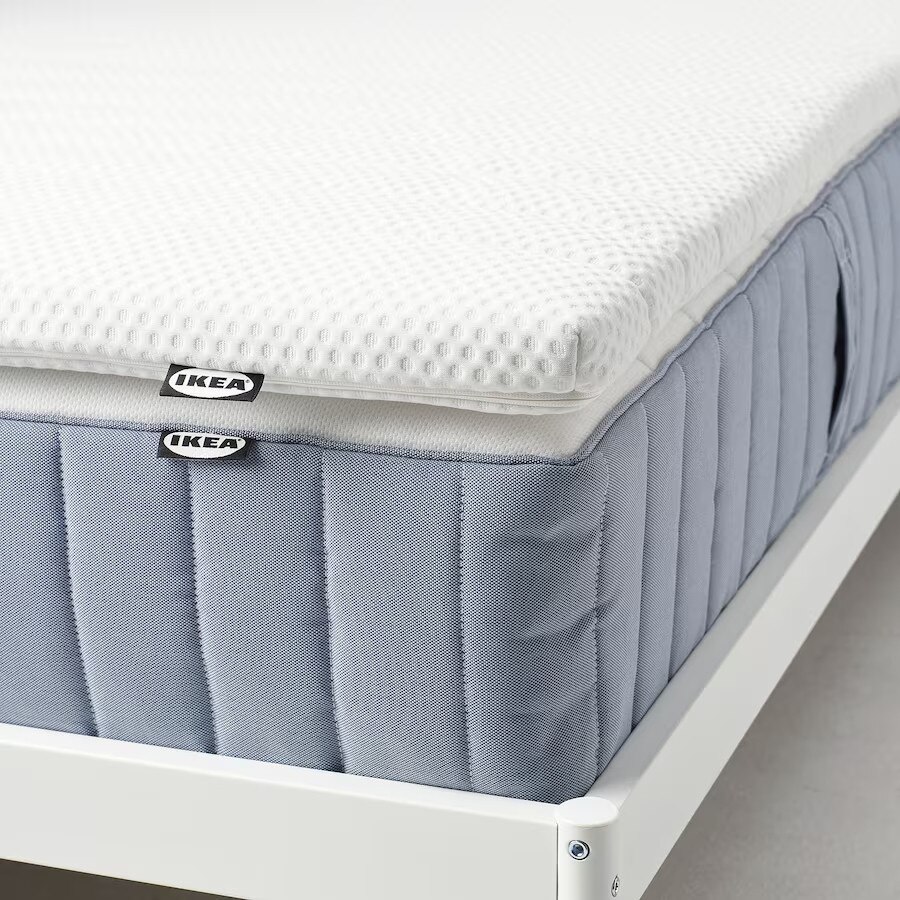 Topper Saltea IKEA NISSEHOLM, 140x200 cm, alb, 5 cm grosime