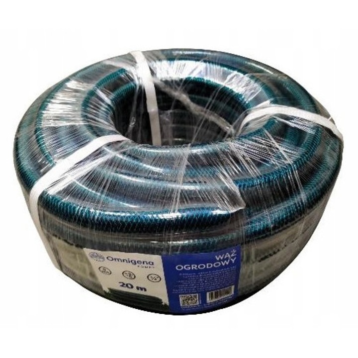 Градински маркуч, 3/4", 20 м, устойчив на UV лъчи, PVC, многоцветен