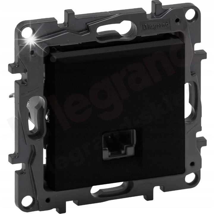 LEGRAND RJ45 контакт кат. 5e UTP - черен, NILOE STEP 863559