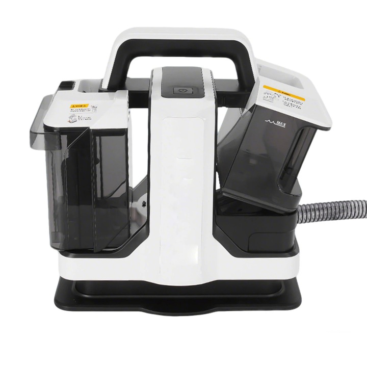 Szőnyegtisztító porszívó, erős szívóerő, kéttartályos rendszer, fehér, kompakt méretek
