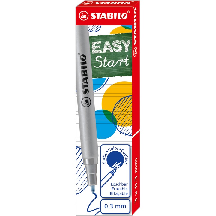 STABILO 6870/041 EASY пълнител за ролери, син