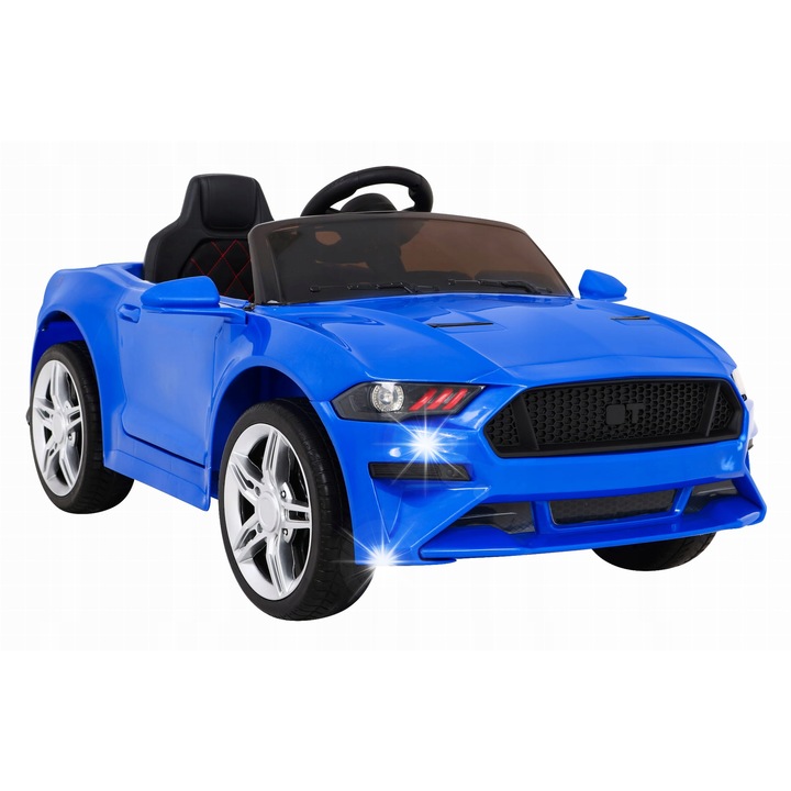 Електрическа кола GT Sport, ramiz, синя, 2 скорости, размери 108x67x48см, тегло 13кг