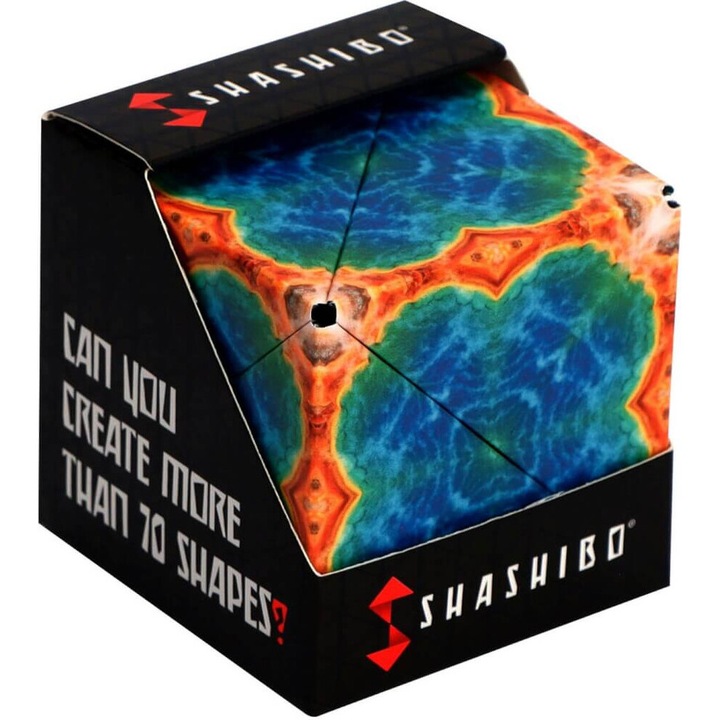 Cub Shashibo Earth, Vedes, 6x6x6 cm, 105 g, decor pentru acvarii